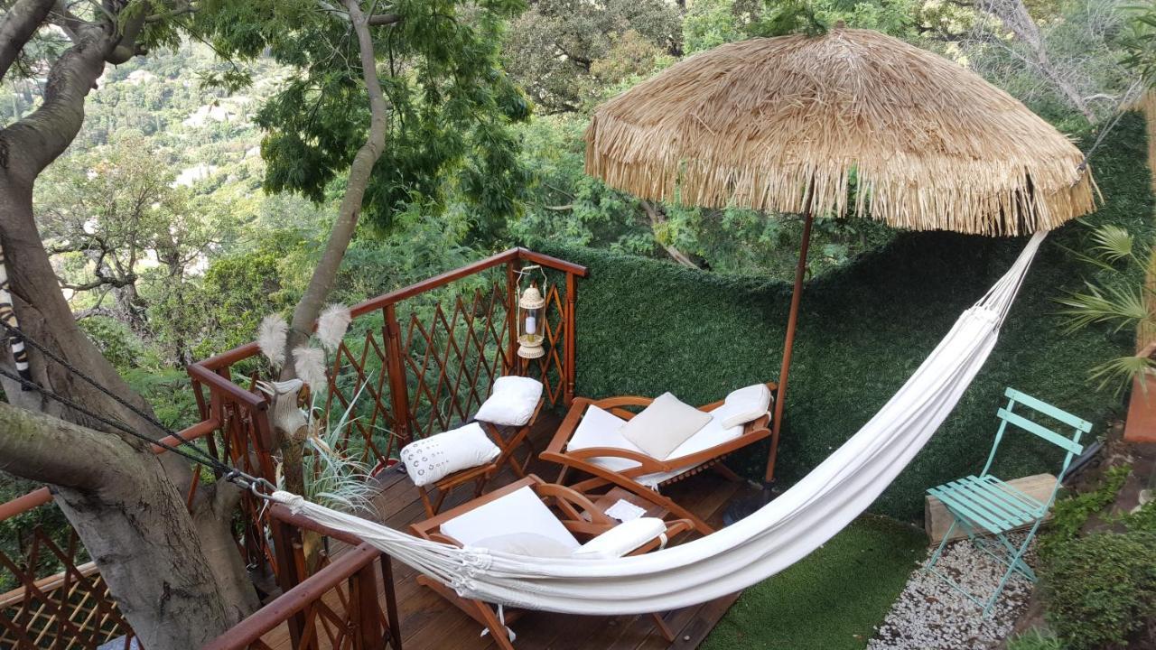 קבלייר-סור-מר Nouveau ! Chambre D'Hote Insolite Privee " Coeurs De Pirates A Bali En Provence" Spa Sauna Massages Dans Cadre Exotique D'Amenagements Exterieurs D'Exception Ete Comme Hiver Bienvenue !!! מראה חיצוני תמונה